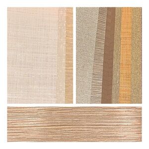 10 Large Elegant High Performance Textured Crafts Wallpaper Sample Sheets- Brown